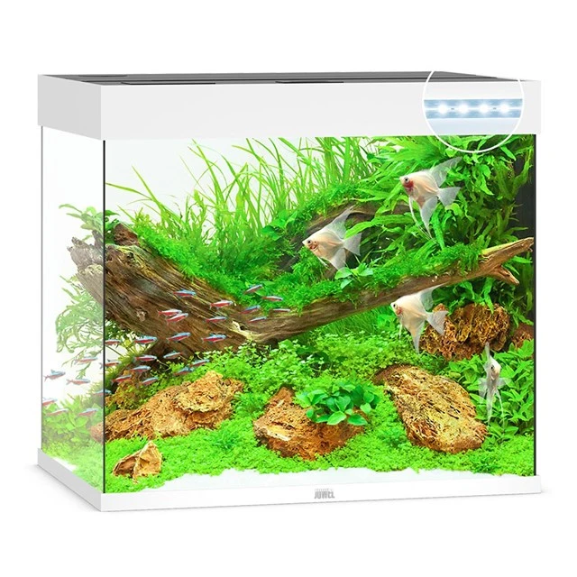 Juwel Akvarium Lido 200 Liter i Hvid 70x51x65 cm